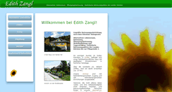 Desktop Screenshot of edith-zangl.at
